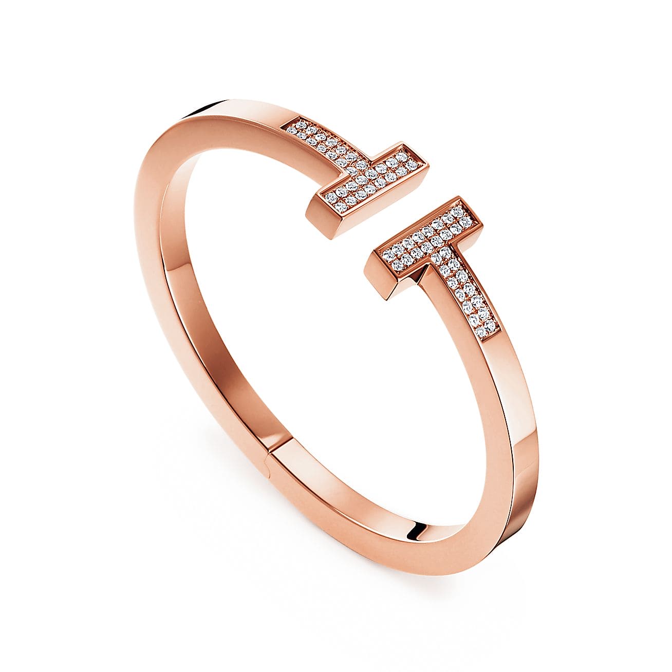 Tiffany Diamond Square 18K Gold Bracelet