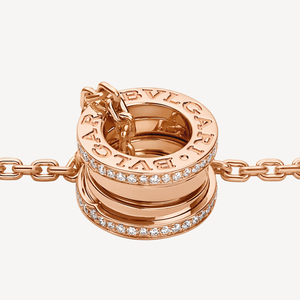 B.zero1 Pave Diamonds 18K Gold Necklace