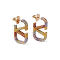 Valentino Valentino Signature 18K Gold Earrings