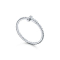 Tiffany Diamond Wire 18K Gold Ring