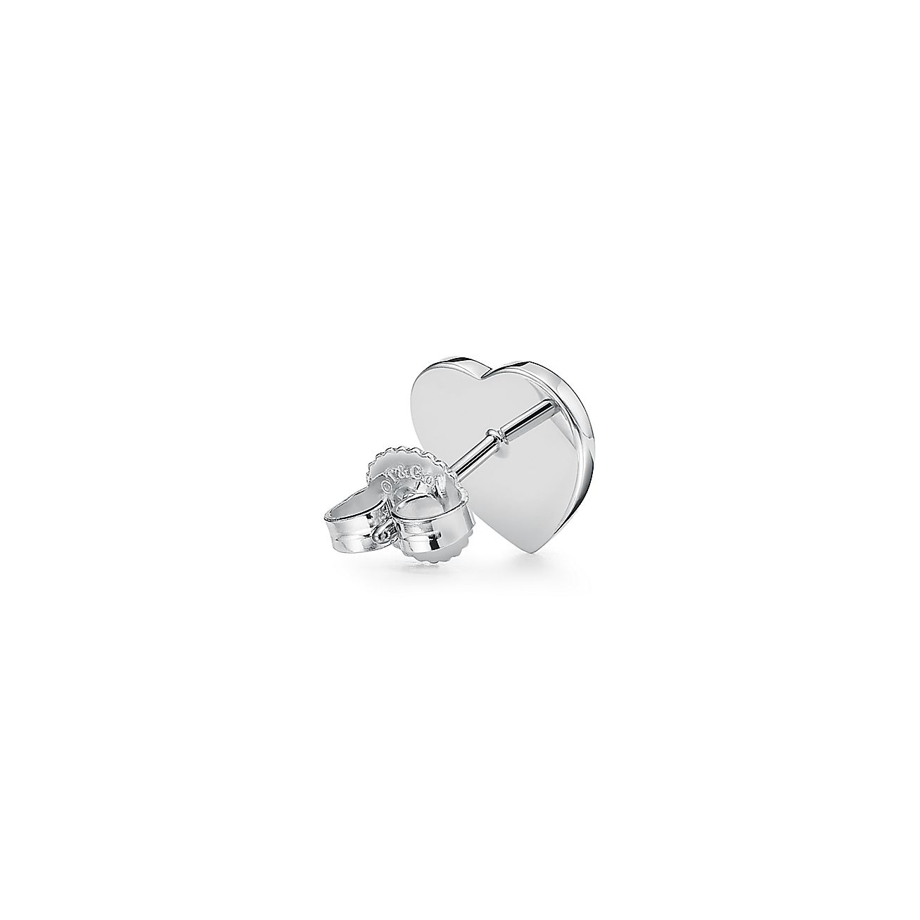Tiffany Return to Blue Heart 18K Gold Earrings