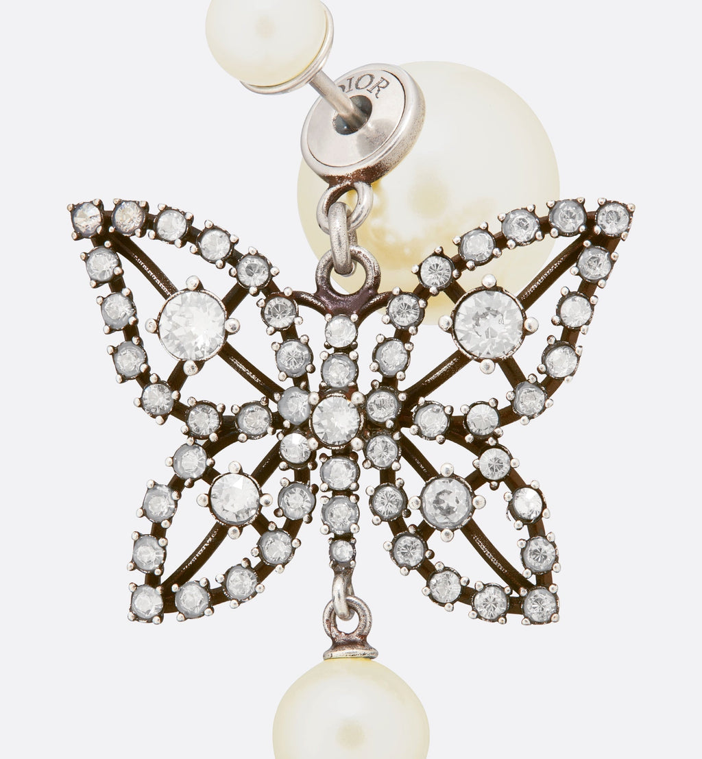 Dior Tribales Butterfly 18K Gold Earrings