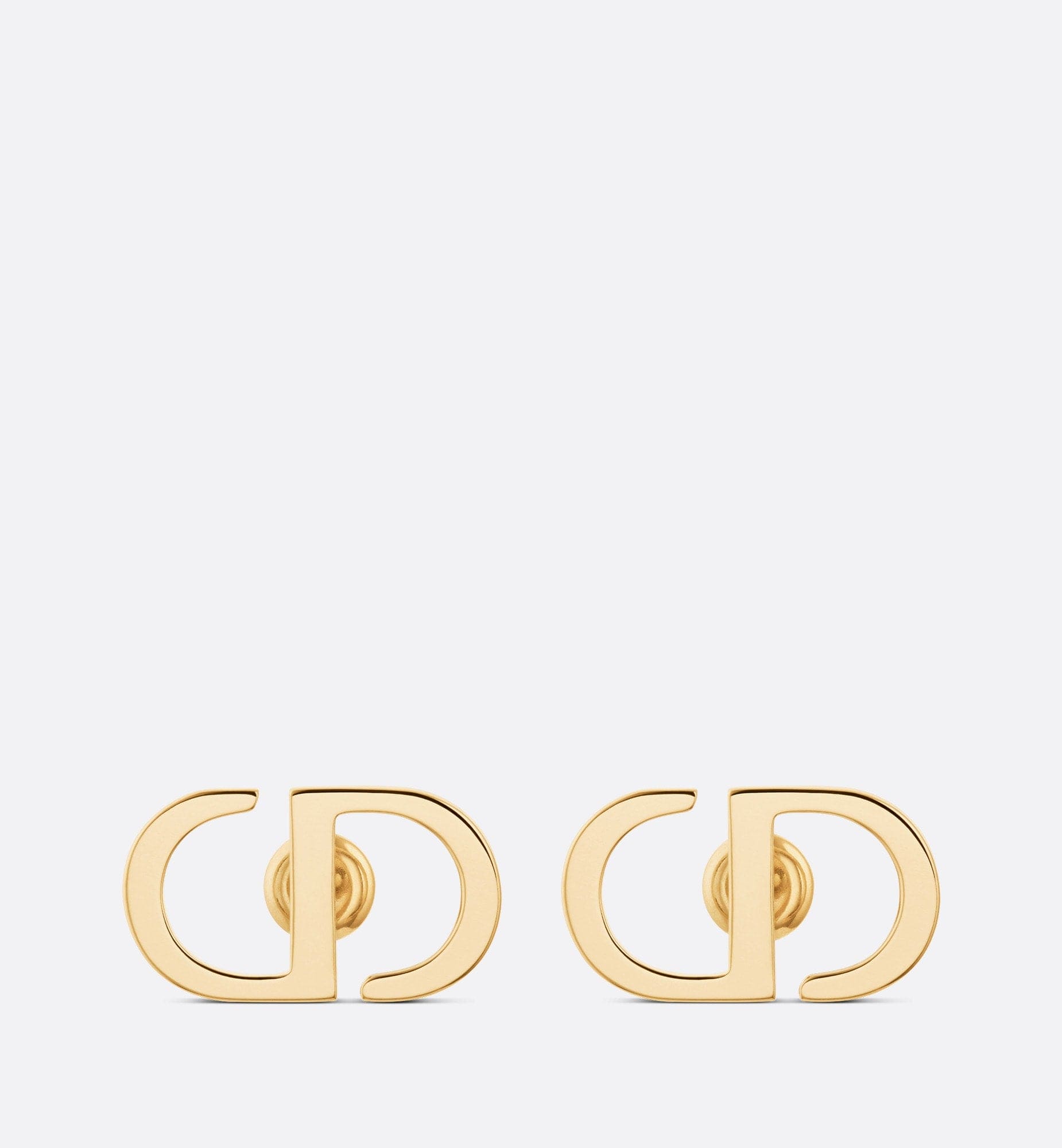 Dior Petit Stud Fuchsia Crystals 18K Gold Earrings