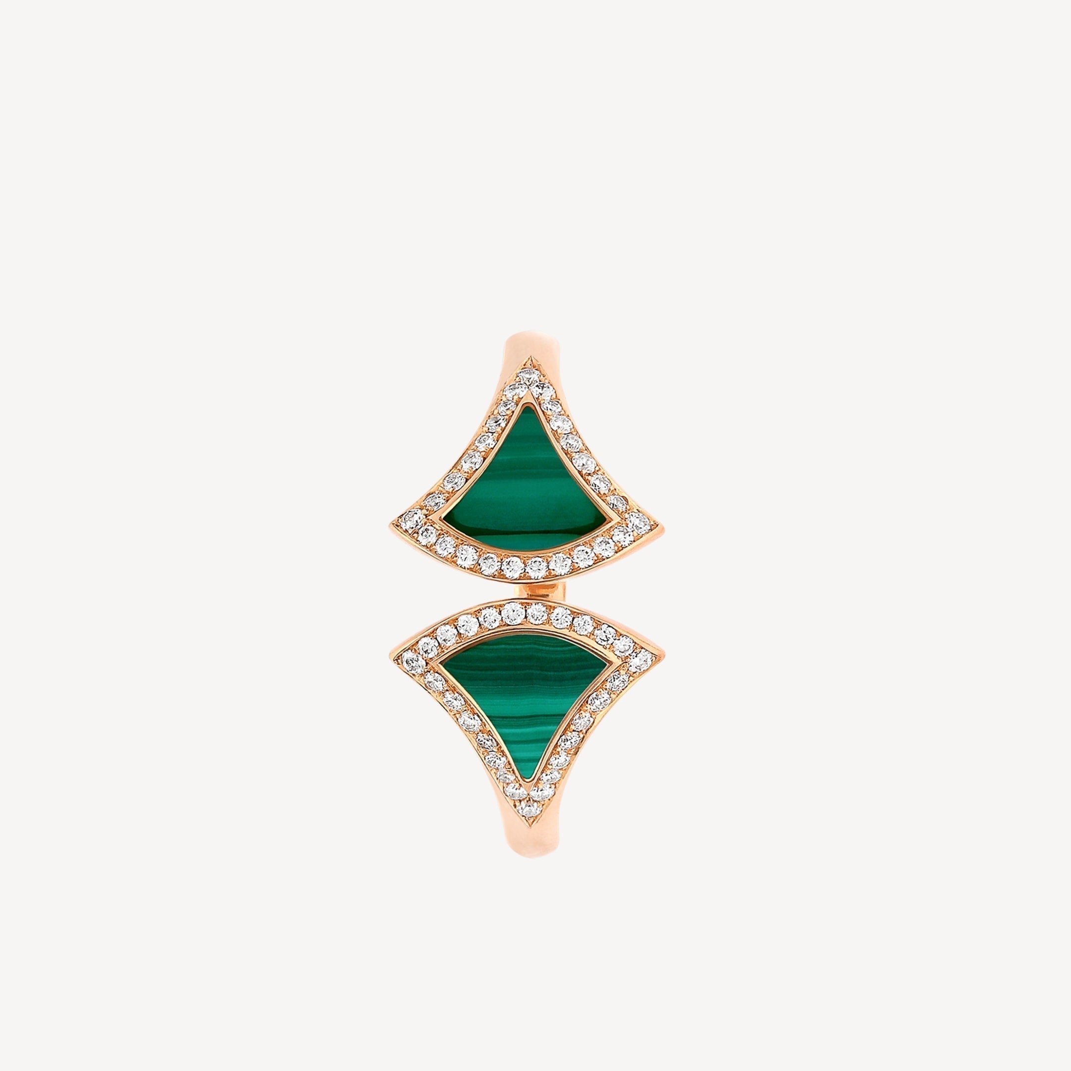 Bvlgari Dream Malachite 18K Gold Ring