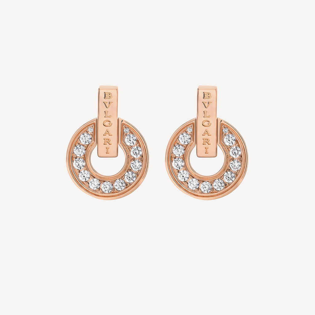 Bvlgari 18K Rose Gold Earrings