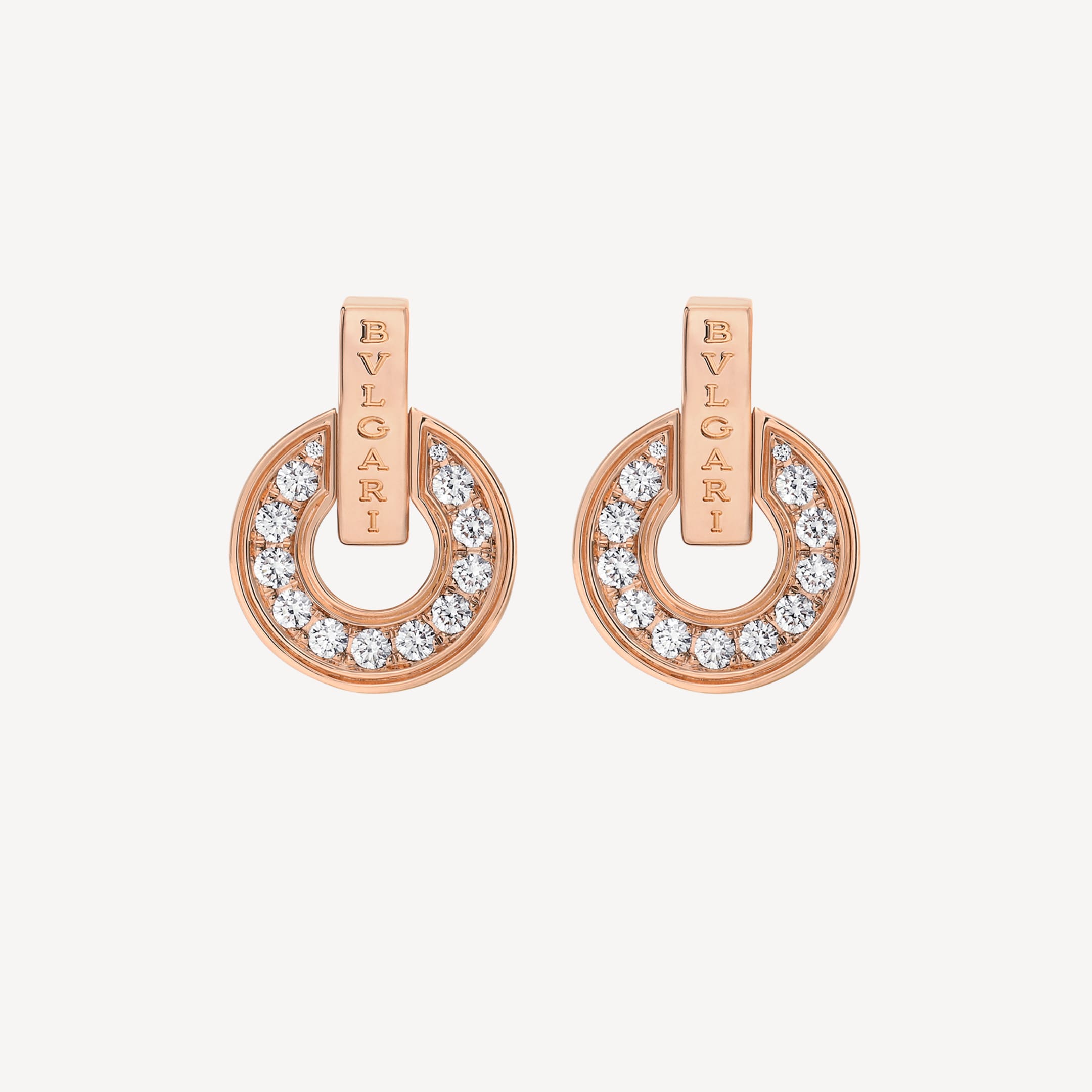 Bvlgari 18K Rose Gold Earrings