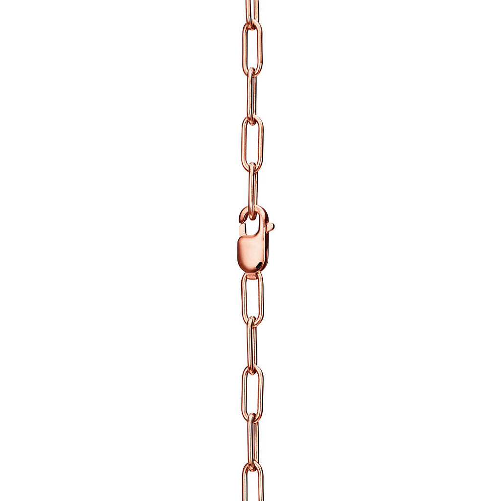 Tiffany Lock Pendant Pave Diamonds 18K Gold Necklace