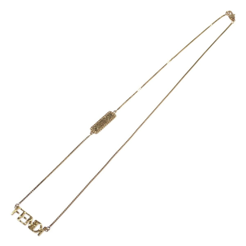 Fendi Script 18K Gold Necklace