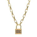Dior Lucky Locket Choker 18K Gold Necklace