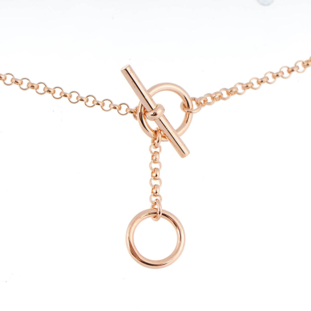 Hermes Gambade Pendant 18K Gold Necklace