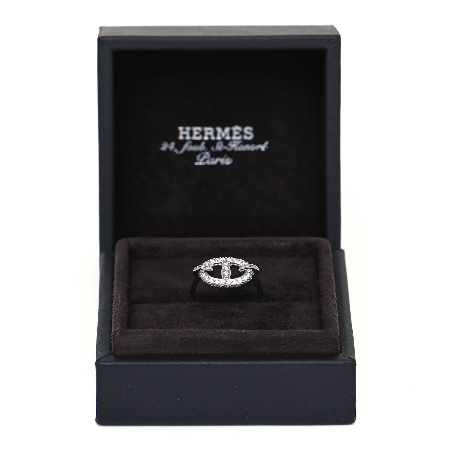 Hermes Farandole Diamond 18K Gold Ring