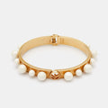 Fendi Pearls 18K Gold Bracelet