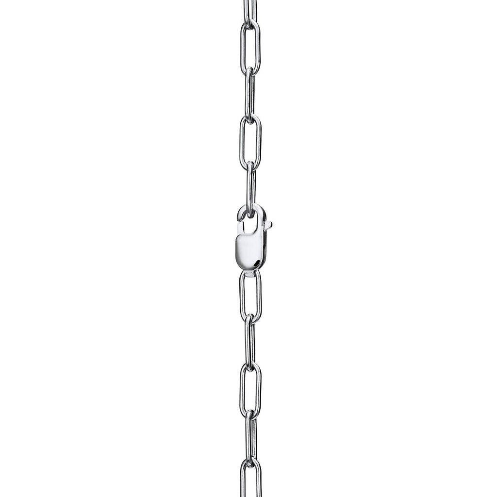 Tiffany Lock Pendant Pave Diamonds 18K Gold Necklace