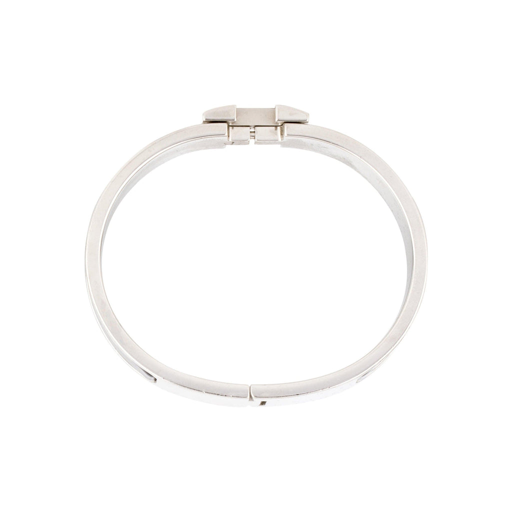 Hermes Clic Black 18K Gold Bracelet