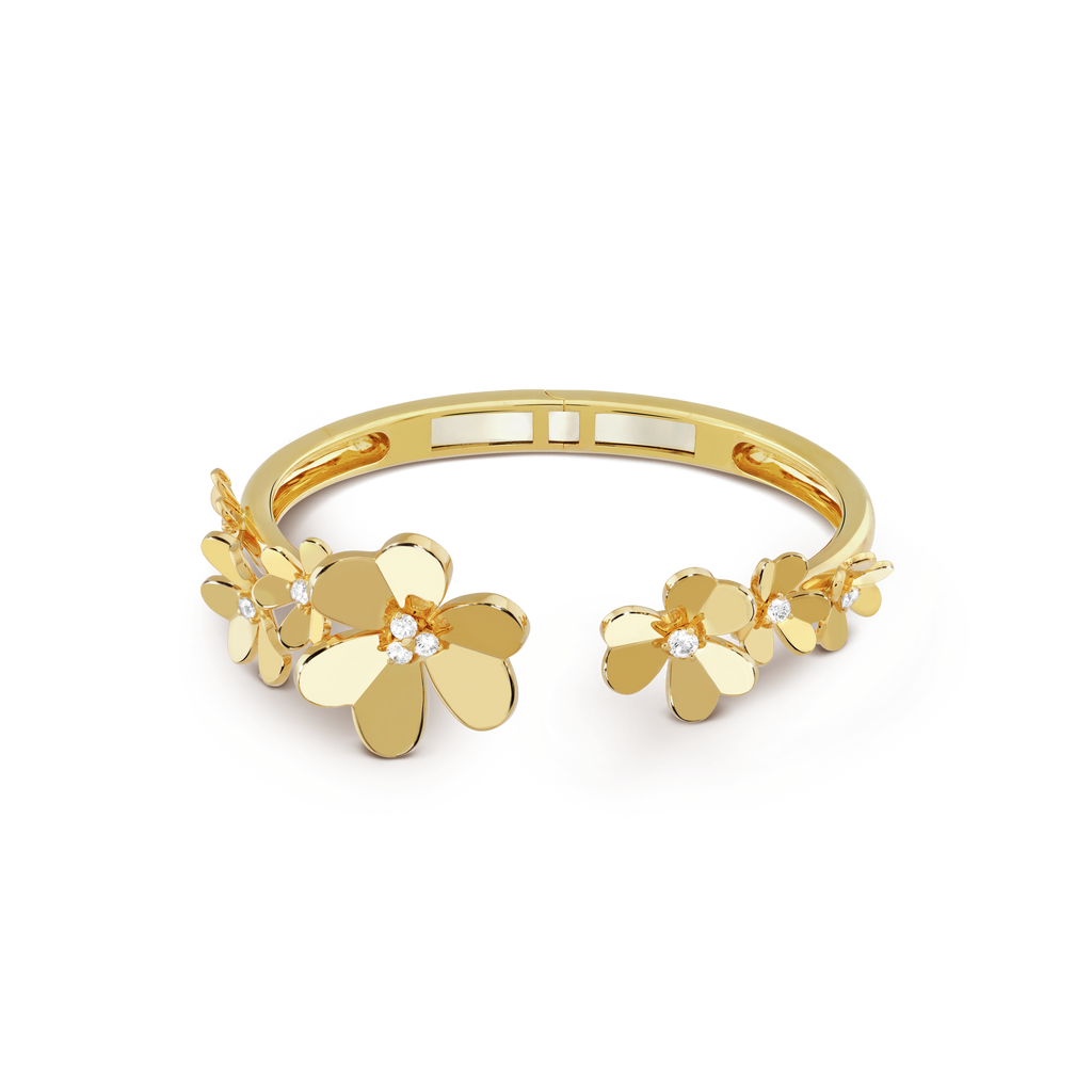 Frivole Seven Flowers 18K Gold Bracelet