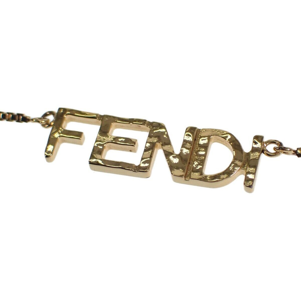 Fendi Script 18K Gold Necklace