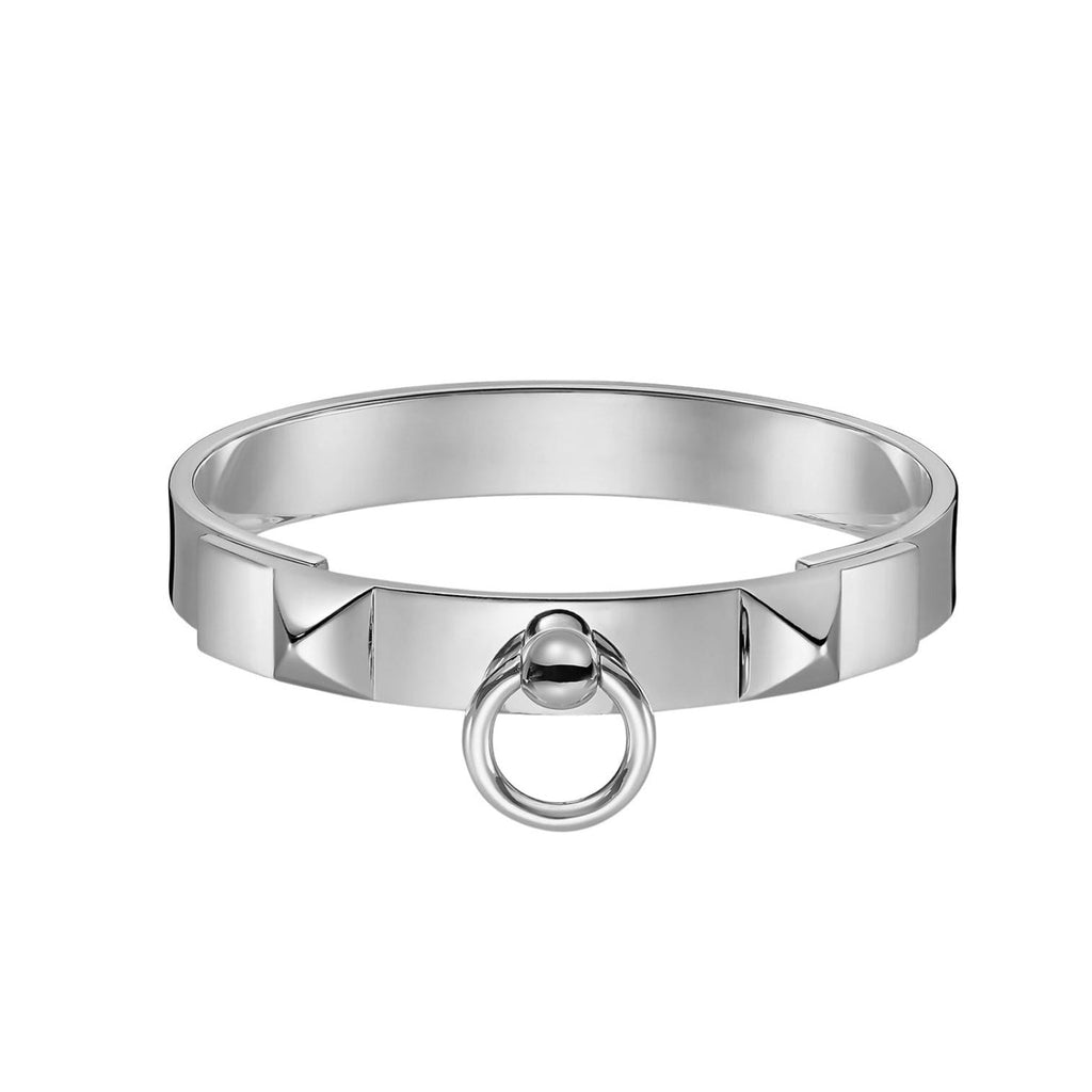 Hermes Collier De Chien 18K Gold Bracelet