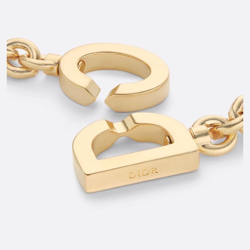 Dior Lock 18K Gold Necklace