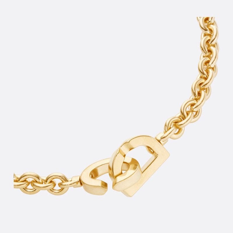 Dior Lock 18K Gold Necklace