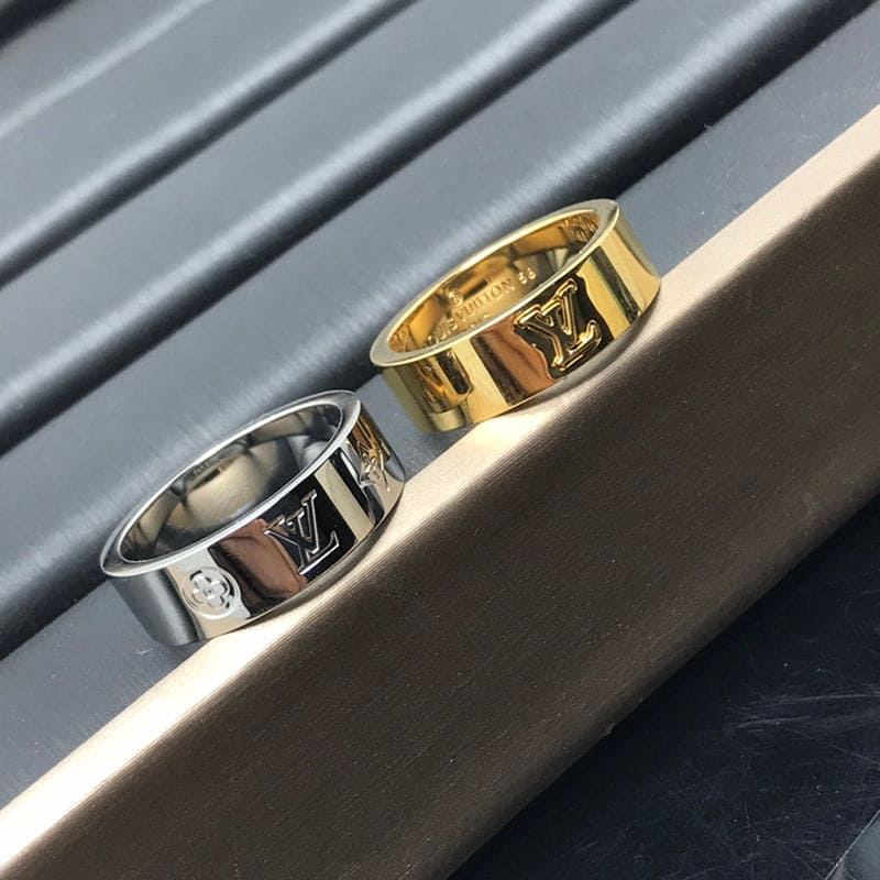 Louis Vuitton Instinct Set of Two 18K Gold Ring