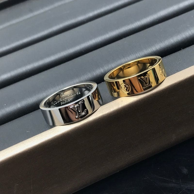 Louis Vuitton Instinct Set of Two 18K Gold Ring