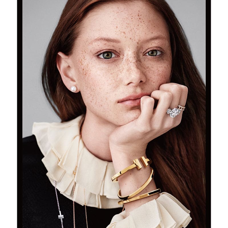 Tiffany Square 18K Gold Bracelet