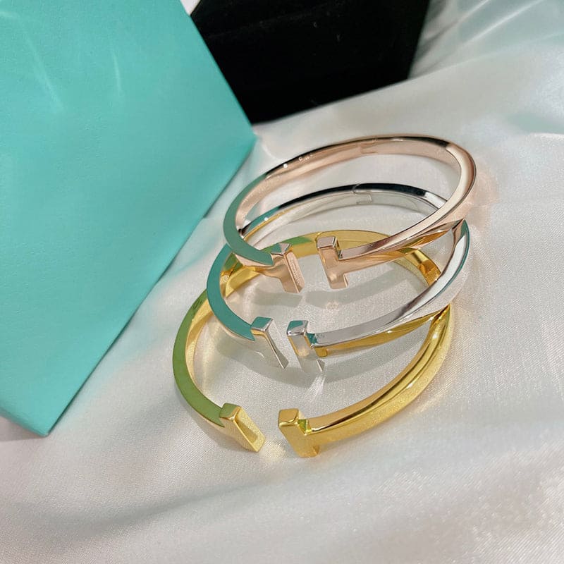 Tiffany Square 18K Gold Bracelet