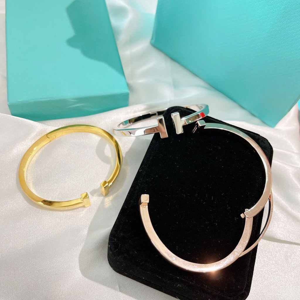 Tiffany Square 18K Gold Bracelet