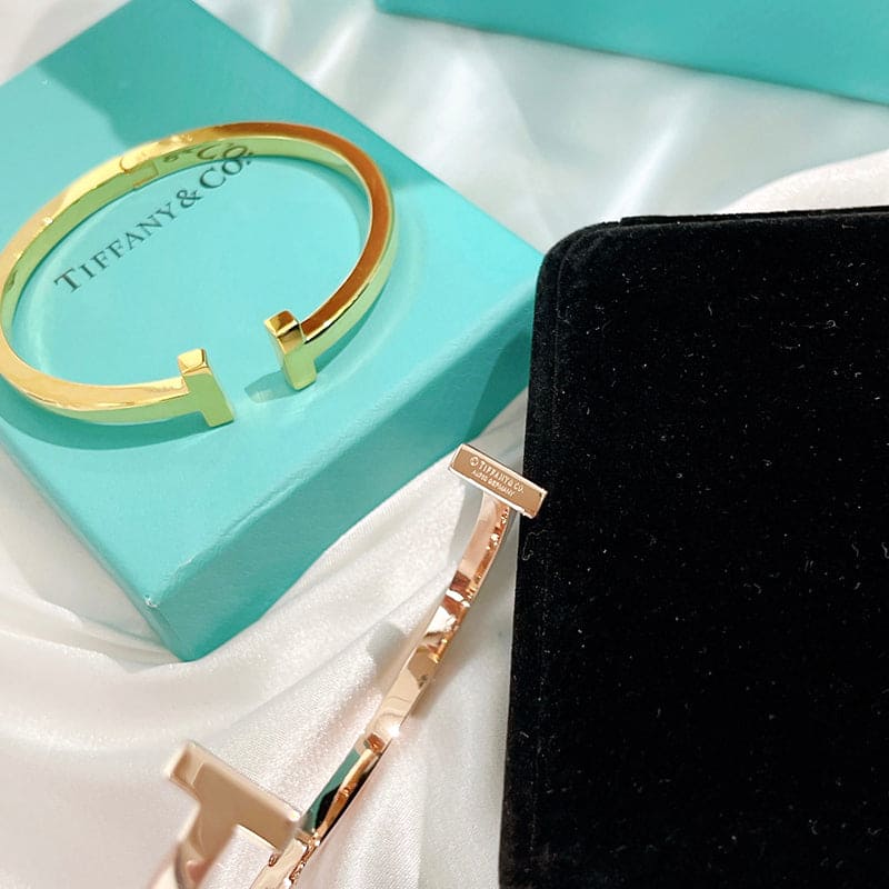 Tiffany Square 18K Gold Bracelet
