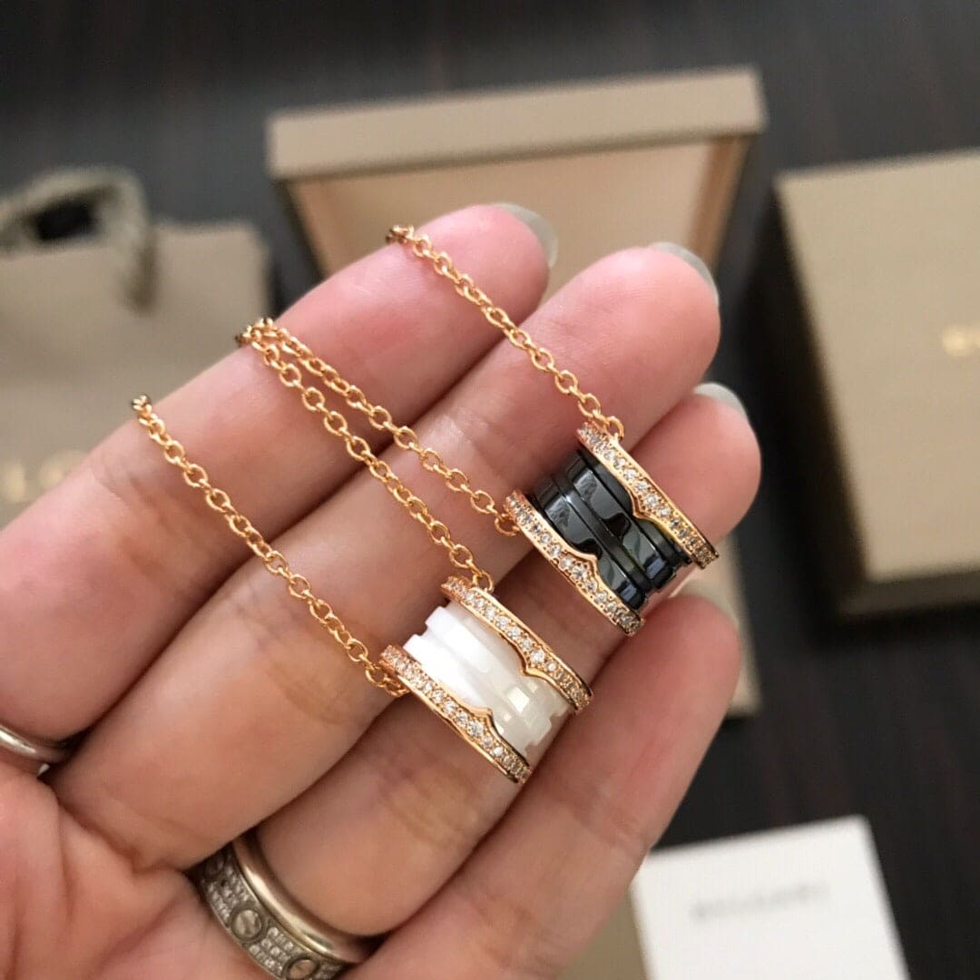 B.zero1 Edge Diamonds 18K Gold Necklace