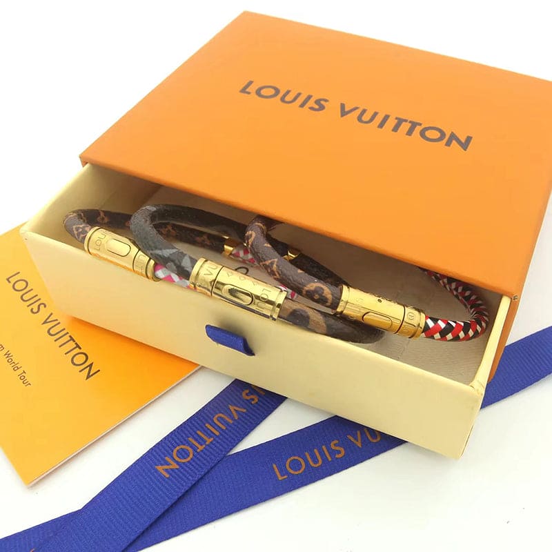 Louis Vuitton Daily Confidential 18K Gold Bracelet