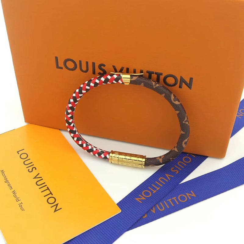 Louis Vuitton Daily Confidential 18K Gold Bracelet