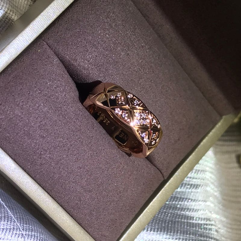 Chanel Coco Crush Diamonds 18K Rose Gold Ring