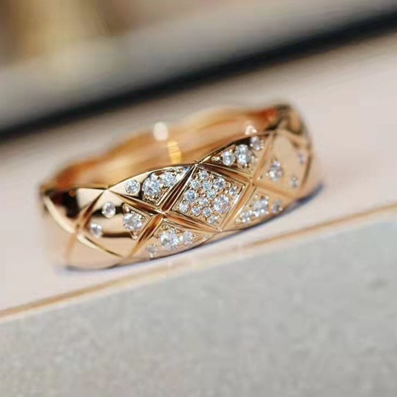 Chanel Coco Crush Diamonds 18K Rose Gold Ring