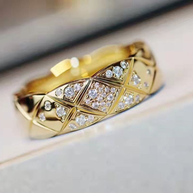 Chanel Coco Crush Diamonds 18K Yellow Gold Ring
