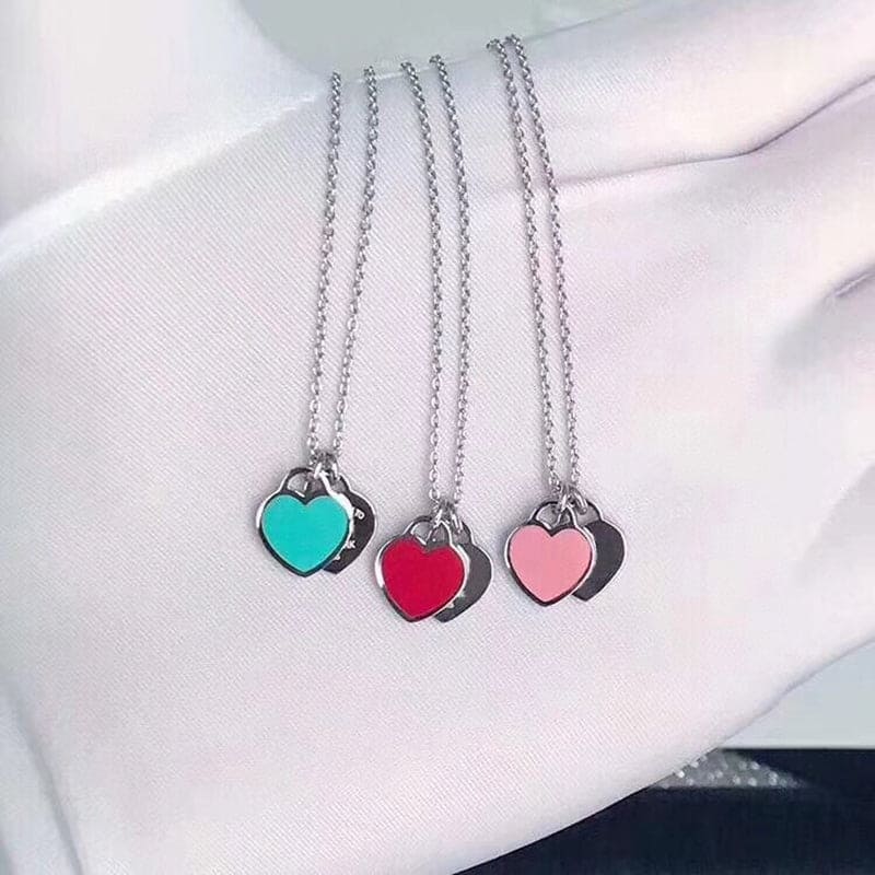 Blue Heart Necklace