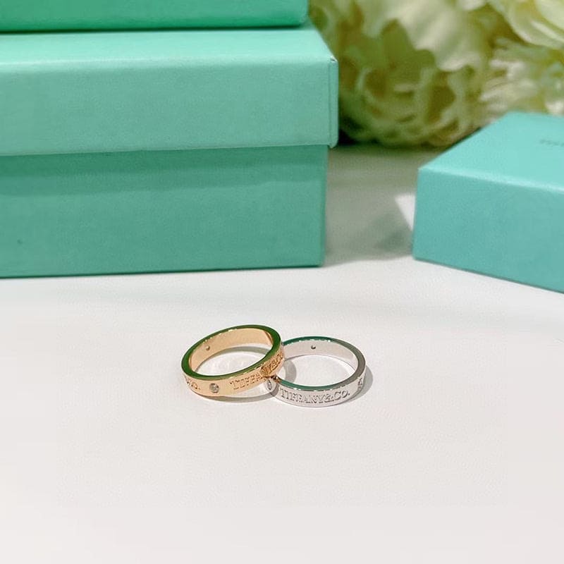 Tiffany Wedding 18K Rose Gold Ring