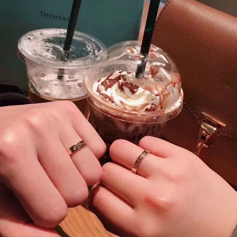 Tiffany Wedding 18K Rose Gold Ring