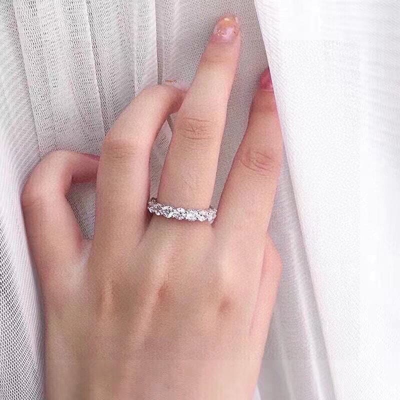Tiffany Soleste Full Eternity 18K Gold Ring