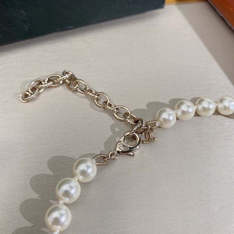 Chanel Pearl 18K Gold Necklace