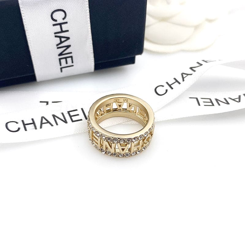 Chanel Diamond 18K Gold Ring
