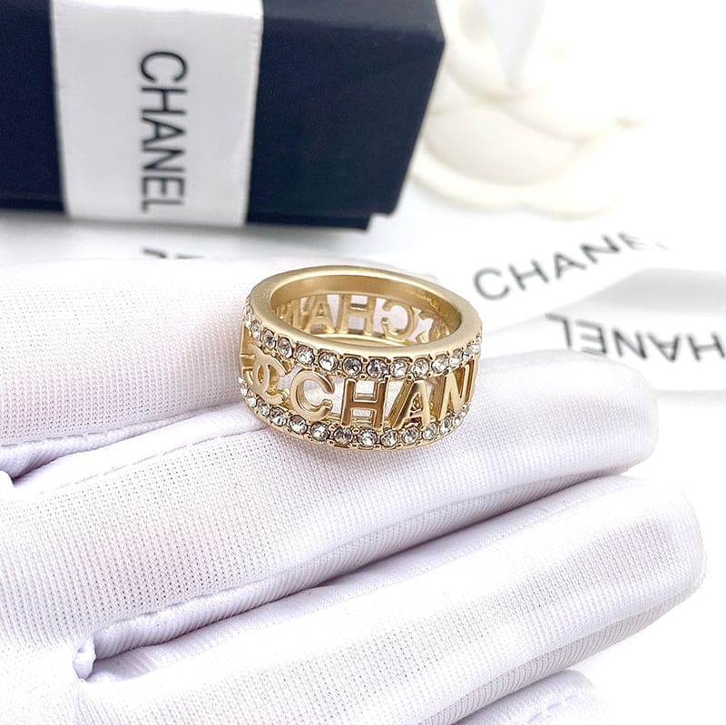 Chanel Diamond 18K Gold Ring