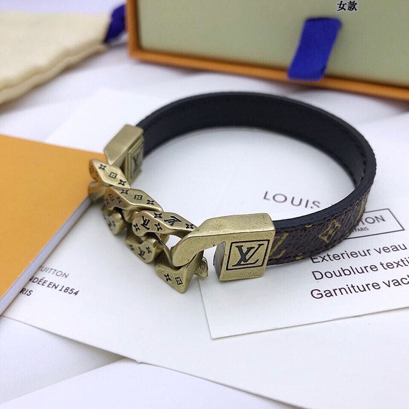 Louis Vuitton Monochain Reverso 18K Gold Bracelet