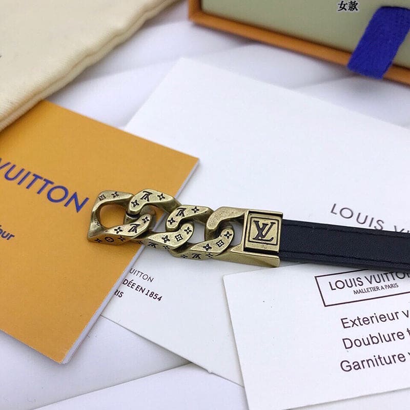 Louis Vuitton Monochain Reverso 18K Gold Bracelet