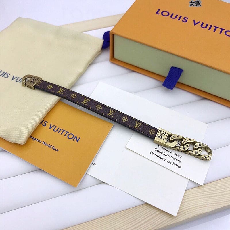 Louis Vuitton Monochain Reverso 18K Gold Bracelet