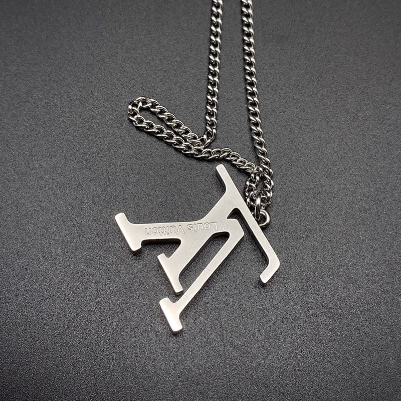 Louis Vuitton Upside Down 18K Gold Necklace