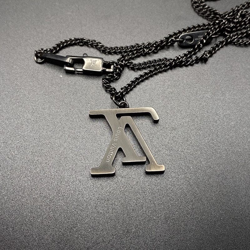Louis Vuitton Upside Down 18K Gold Necklace