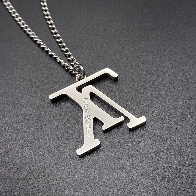 Louis Vuitton Upside Down 18K Gold Necklace