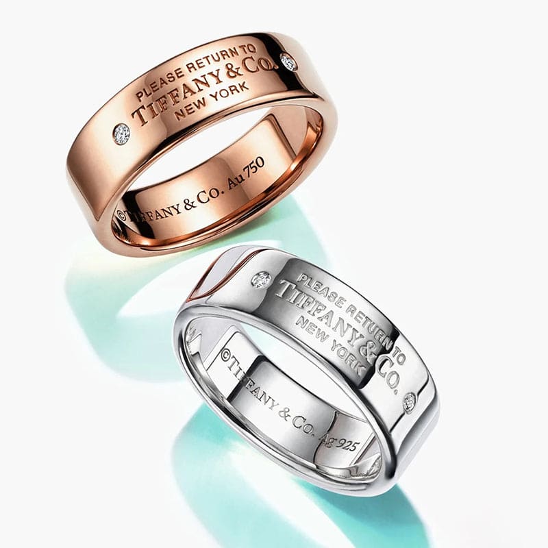 Tiffany Narrow 18K Gold Ring