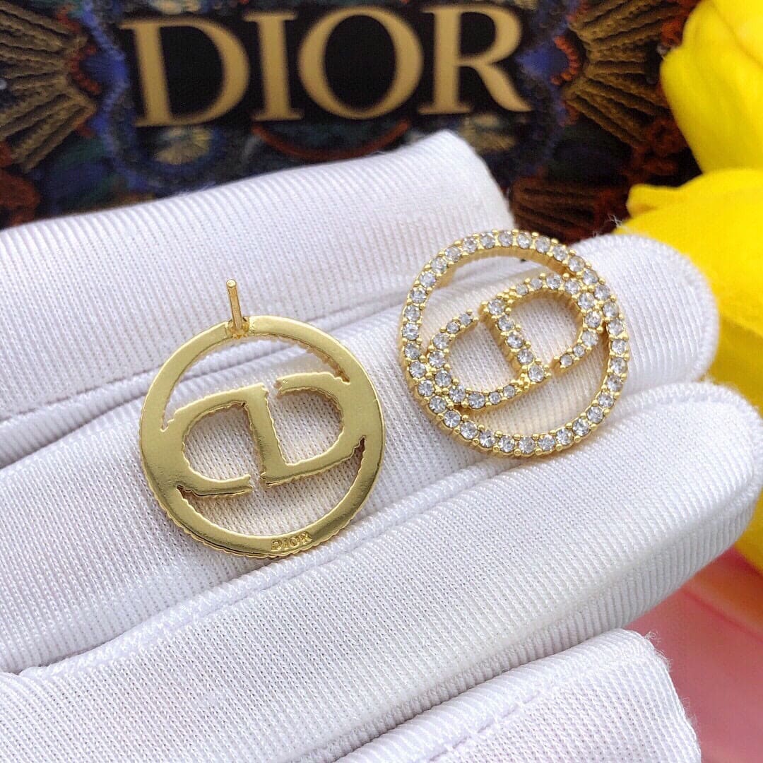 Dior 30 Montaigne 18K Gold Earrings